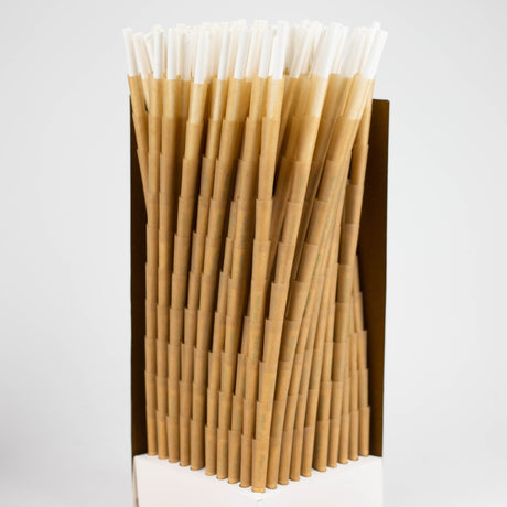 Stash-Pro | Unbleached (Brown) 84 mm Pre-Rolled cones Tower 1000 Pre-rolled Cone (Bulk / Tower) Stash-Pro