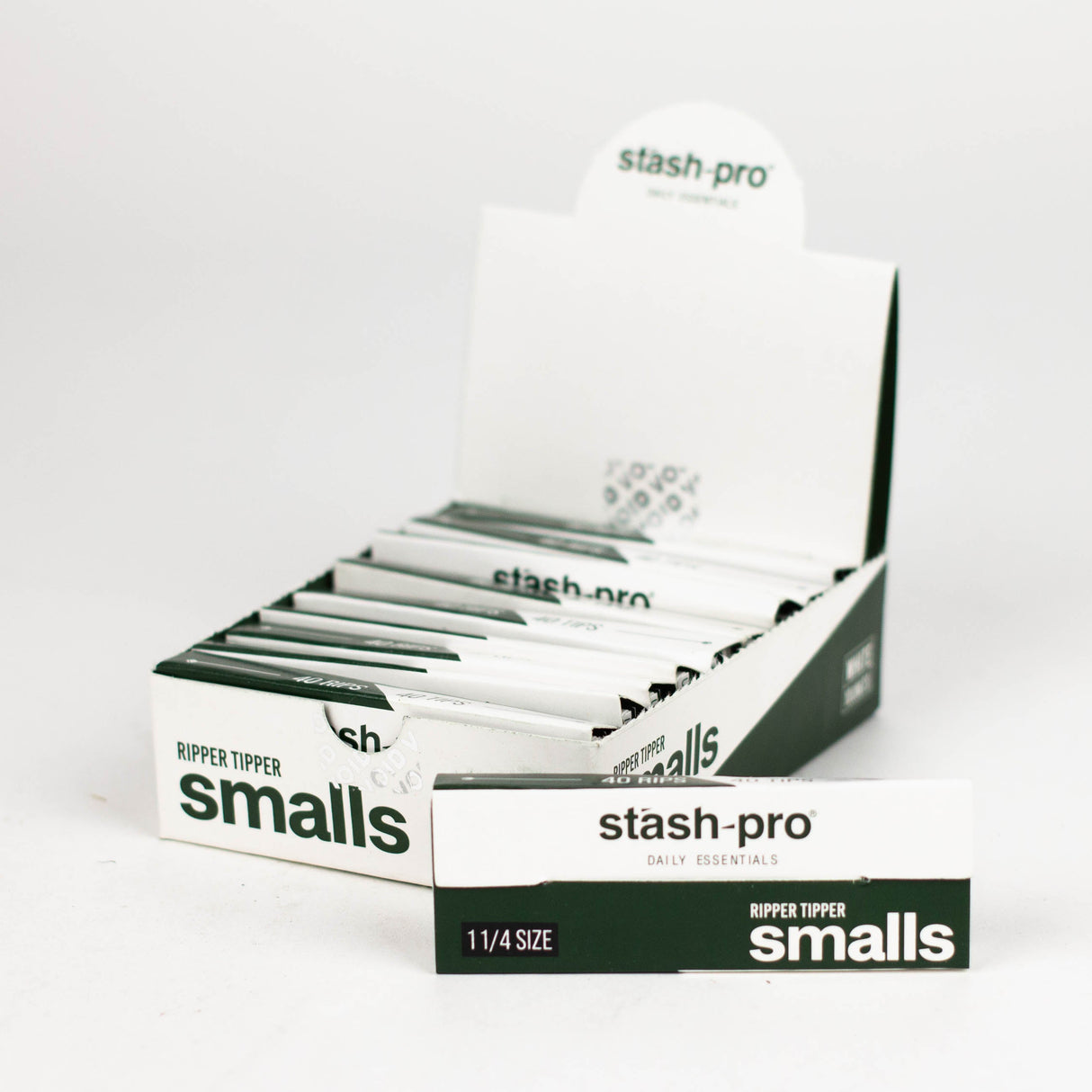 Stash-Pro | Ripper Tipper Unbleached Small size slim Box of 10 1 - 1/4" Size Stash-Pro