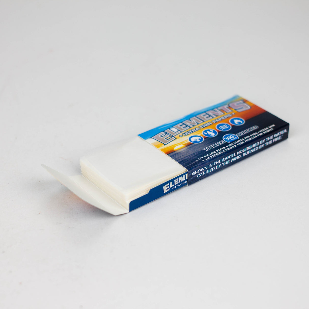 Elements Ultra Thin Rice Rolling Papers 300 x 1 1/4 Size Papers 1 - 1/4" Size ONE