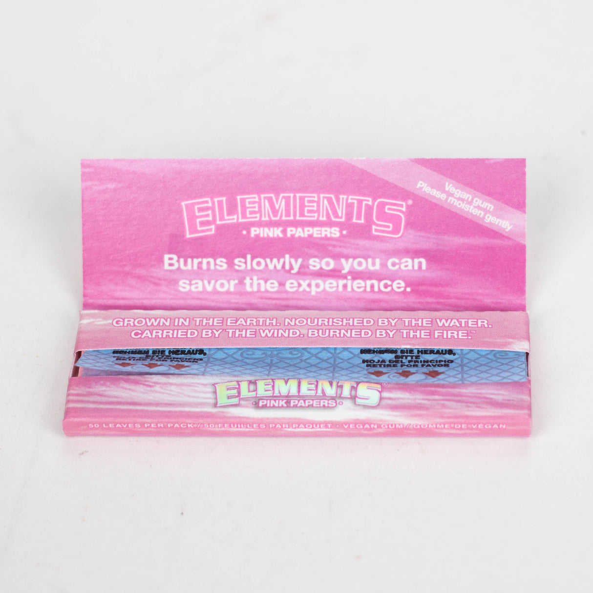 Elements Pink smoking Papers 1 1/4 1 - 1/4" Size ONE