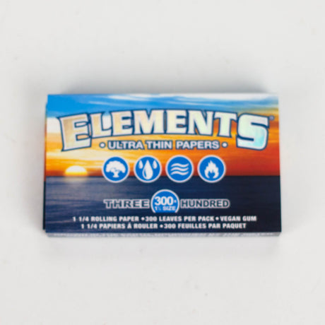 Elements Ultra Thin Rice Rolling Papers 300 x 1 1/4 Size Papers 1 - 1/4" Size ONE