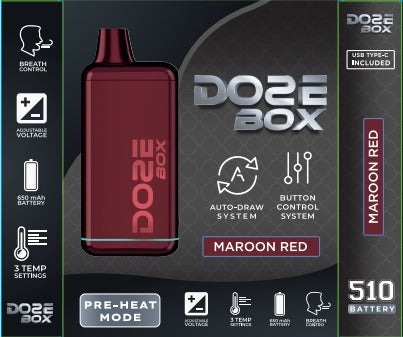 Doze Box | 510 Thread Battery Box of 5 510 Battery Smoke & Vape Distributor