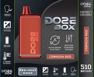 Doze Box | 510 Thread Battery Box of 5 510 Battery Smoke & Vape Distributor