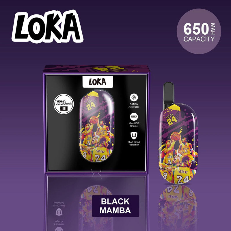Loka | 510 Vape Cartridge 510 Battery Smoke & Vape Distributor Black Mamba