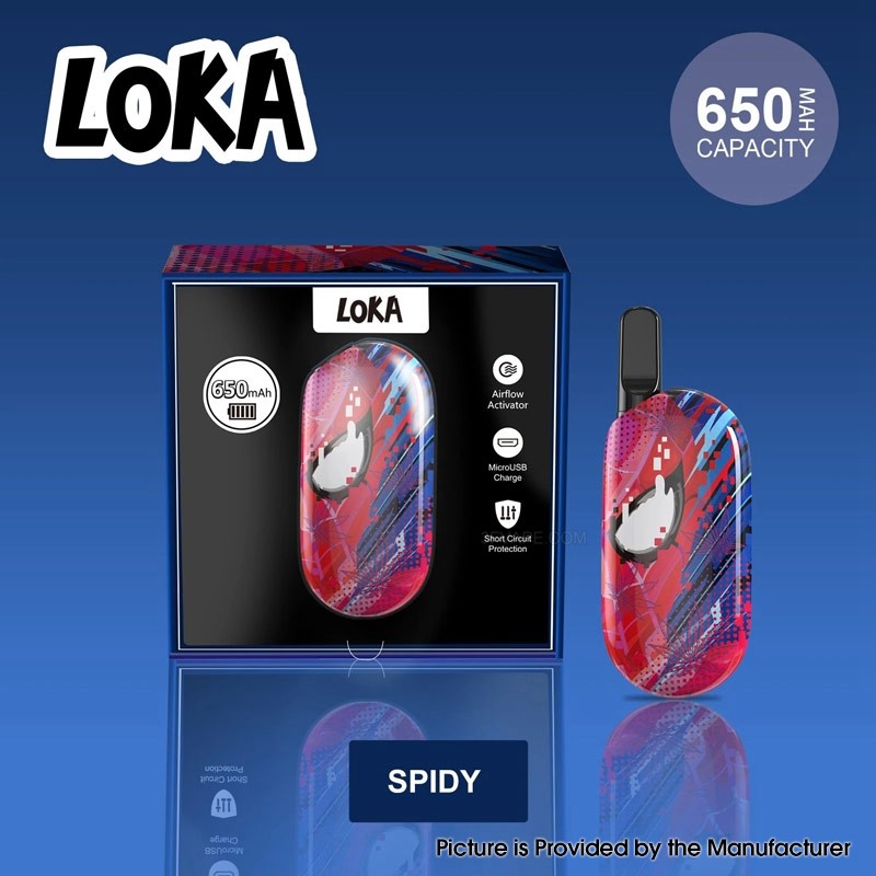 Loka | 510 Vape Cartridge 510 Battery Smoke & Vape Distributor Spidy