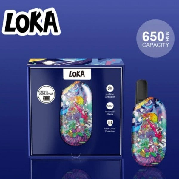 Loka | 510 Vape Cartridge 510 Battery Smoke & Vape Distributor Trippy Mushroom