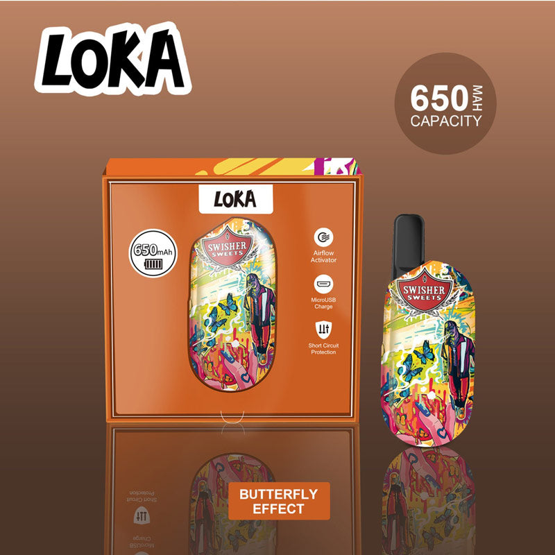 Loka | 510 Vape Cartridge 510 Battery Smoke & Vape Distributor Butterfly Effect