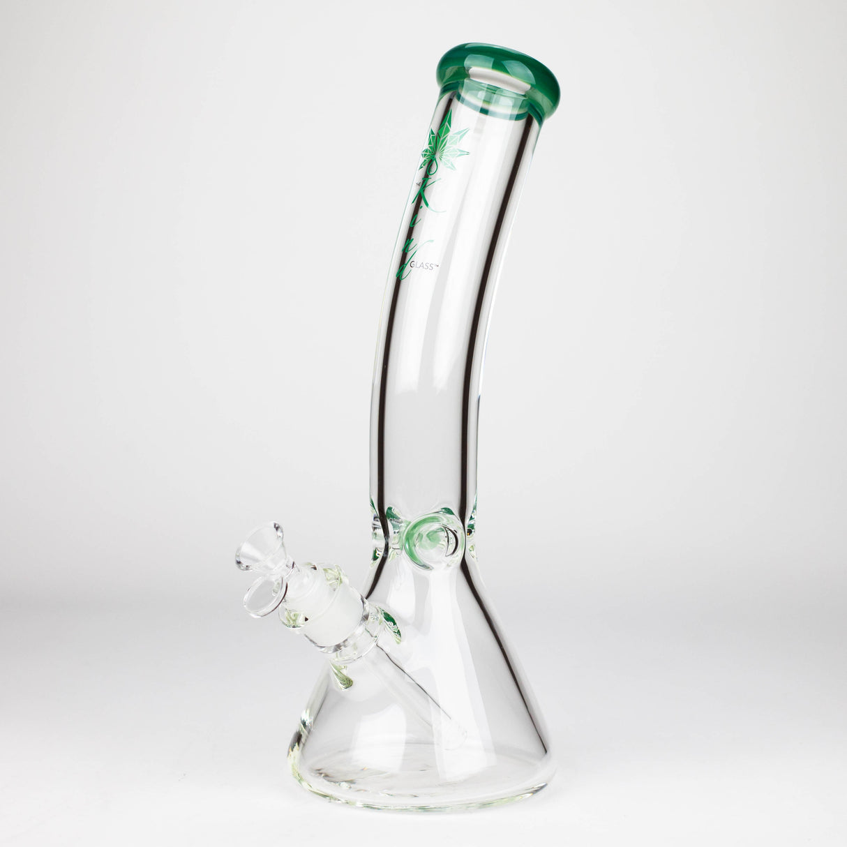 The Kind Glass | Bent Beaker Bong Glass Bong The Kind Pen 14"