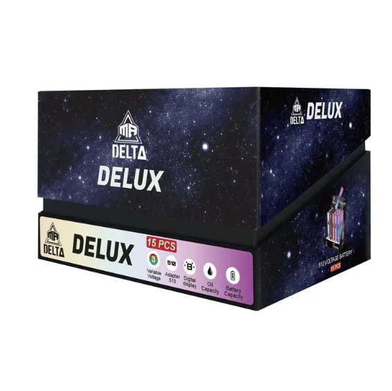MR DELTA | DELUX 510 Thread Cartridge Battery Box of 15 510 Battery Super Supplys Inc