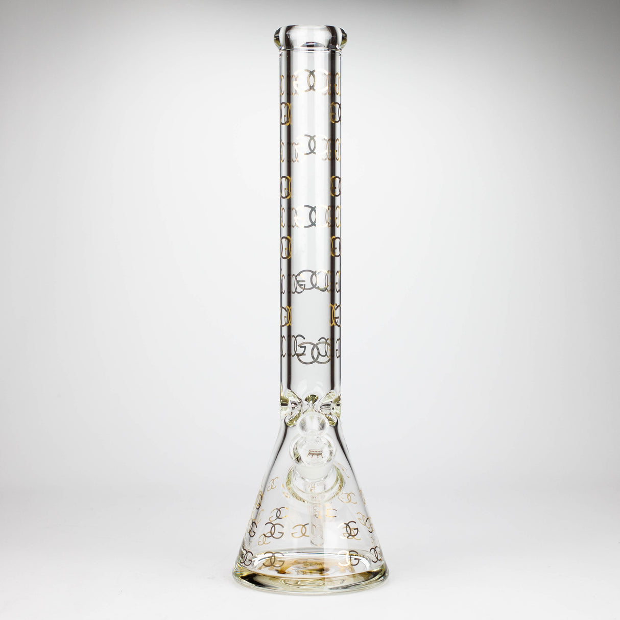 Golden Crown™ | 18 Inch 9mm GC with 24K Gold Emblem Glass Bong Smoke & Vape Distributor