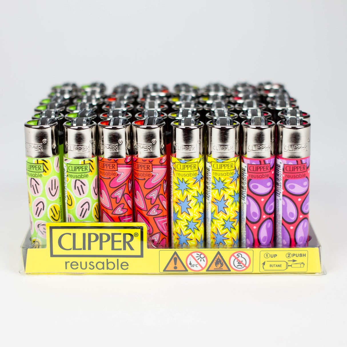 CLIPPER | Psycho Stickers Display of 48 Lighter ONE