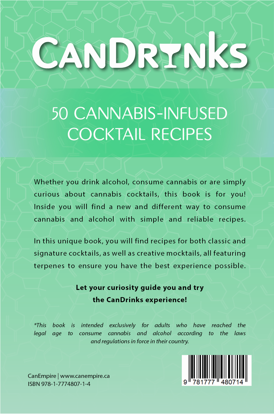 CANEMPIRE | CanDrinks: Cocktails & Cannabis Book Book CanEmpire