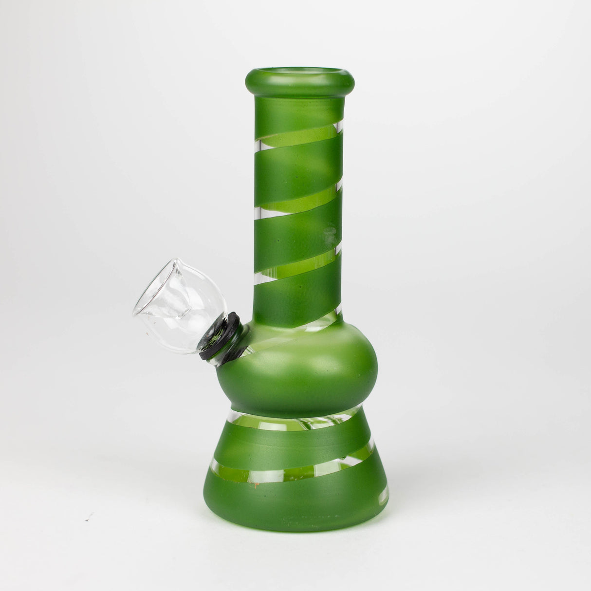 5" Color Stripe Diamond Base mini bong-Assorted Beaker Bong ONE