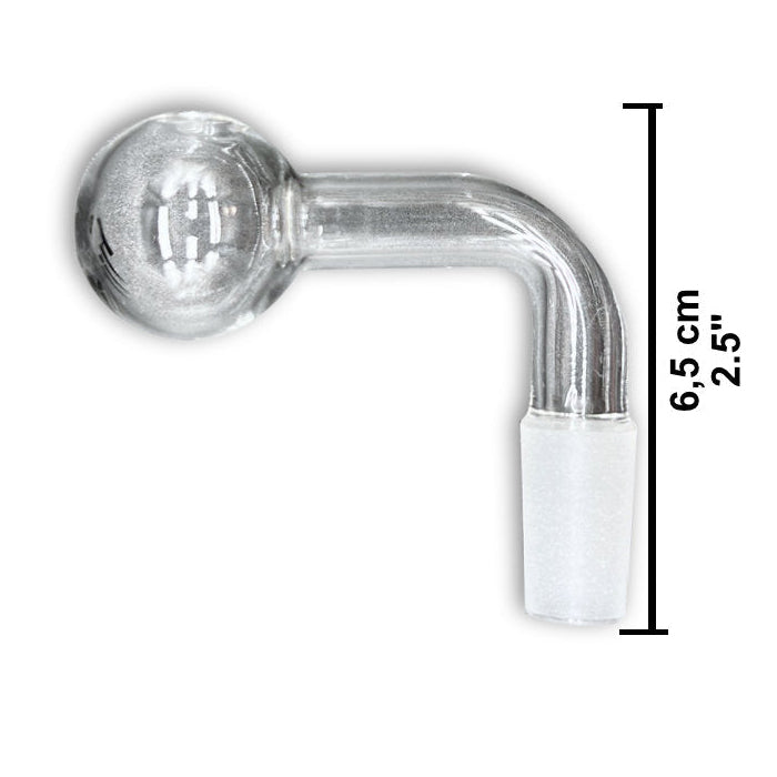 HIT Glass | Round ball shape Oil burner stem 14mm fit Bowl · Banger · Oil Burner NIBO Distribution