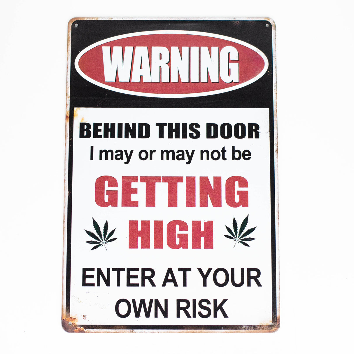 TRIM QUEEN | 420 VINTAGE SIGN Flag · Sign Trim Queen BEHIND THIS DOOR