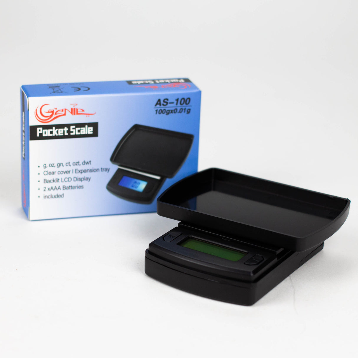 Genie | AS-100 pocket scale 100g x 0.01 Scale BB Canada