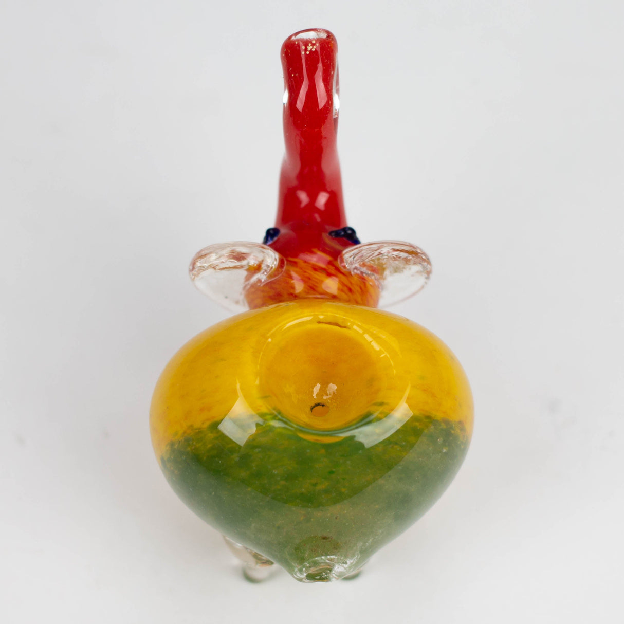 4.25" Elephant Rasta color hand pipe Glass Pipe NIBO Distribution