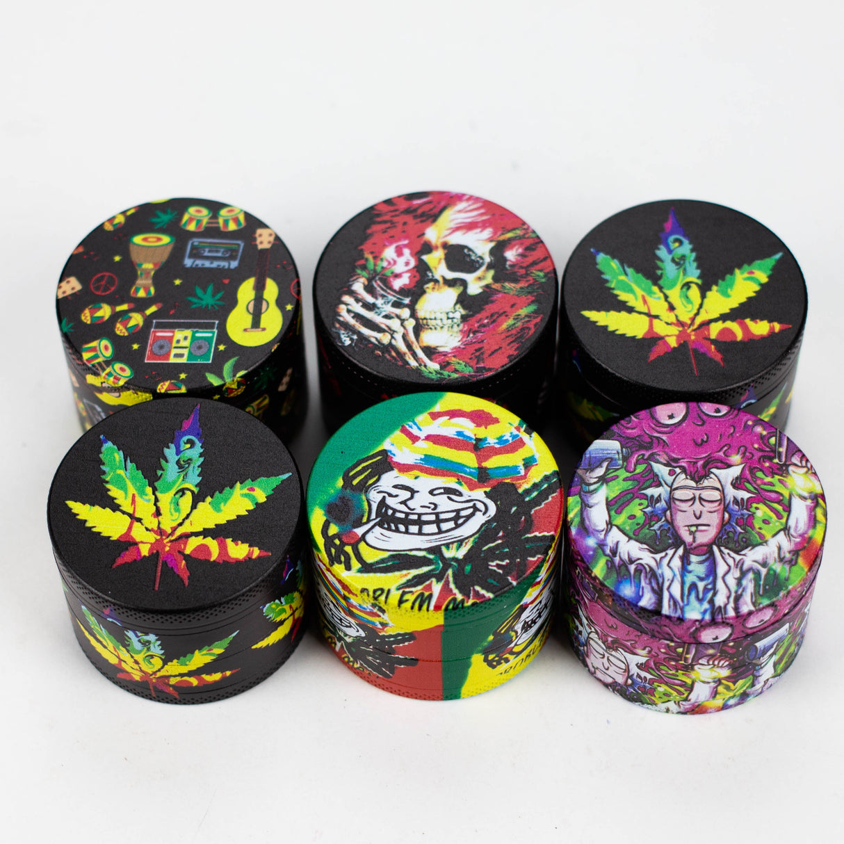 Dia 50mm*37mm Hemp Grinder Box of 12 Display Pack Super Supplys Inc