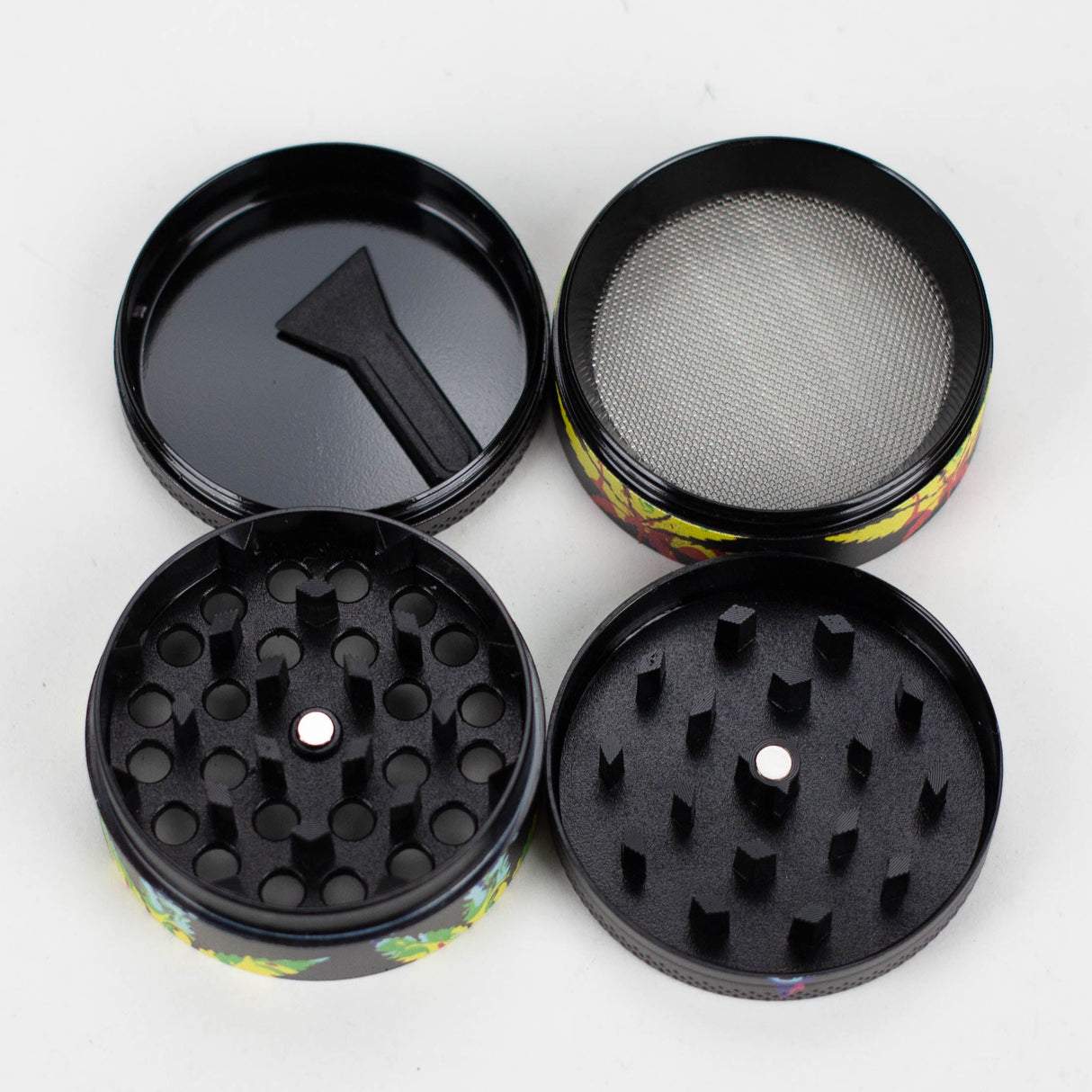 Dia 50mm*37mm Hemp Grinder Box of 12 Display Pack Super Supplys Inc