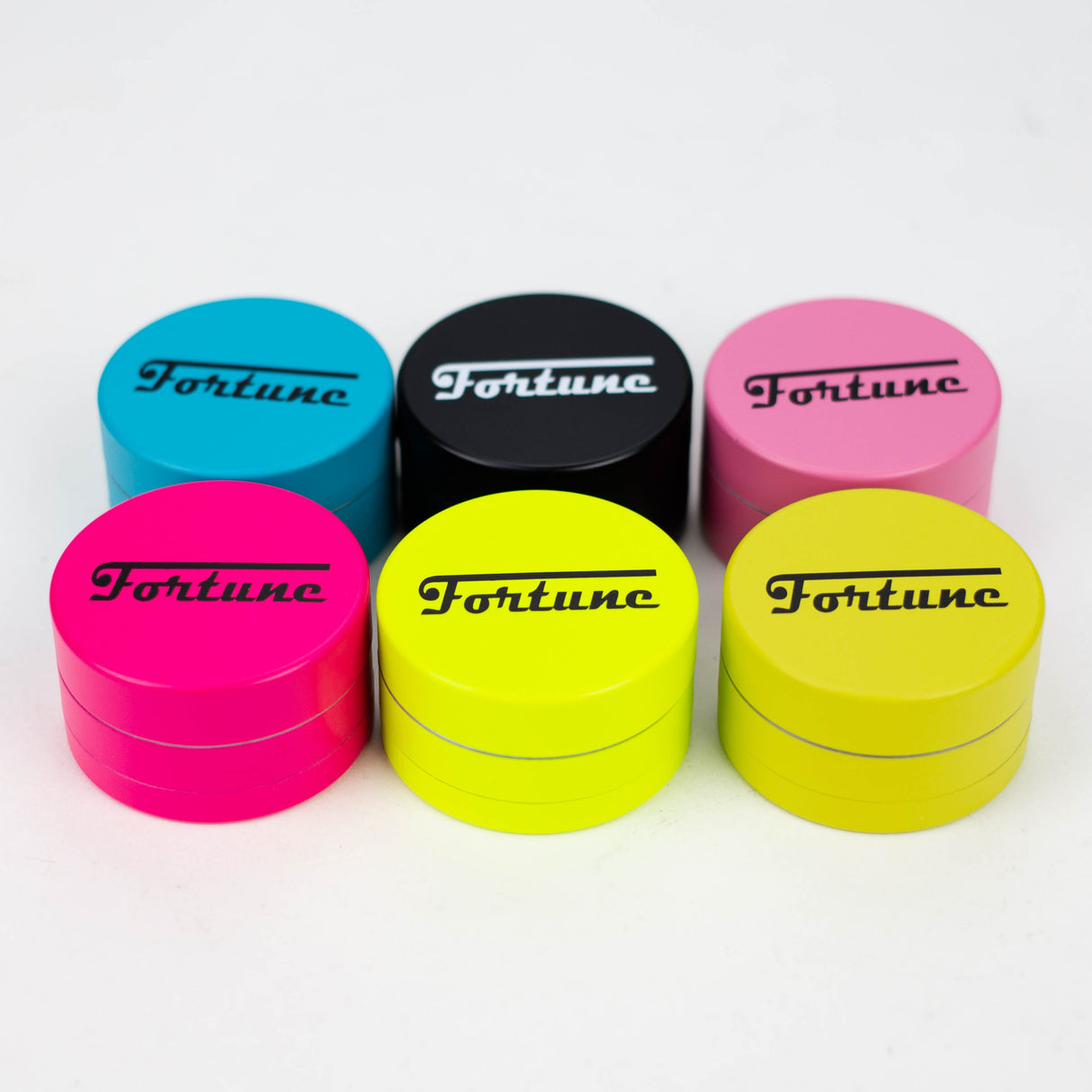 Fortune | Mini 3 Parts Herb Grinder Box of 12 Display Pack Super Supplys Inc