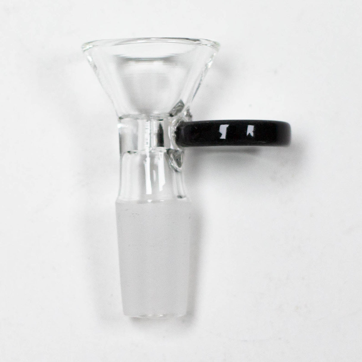 Glass Bowl with Handle - 14mm Bowl · Banger · Oil Burner Super Supplys Inc Black