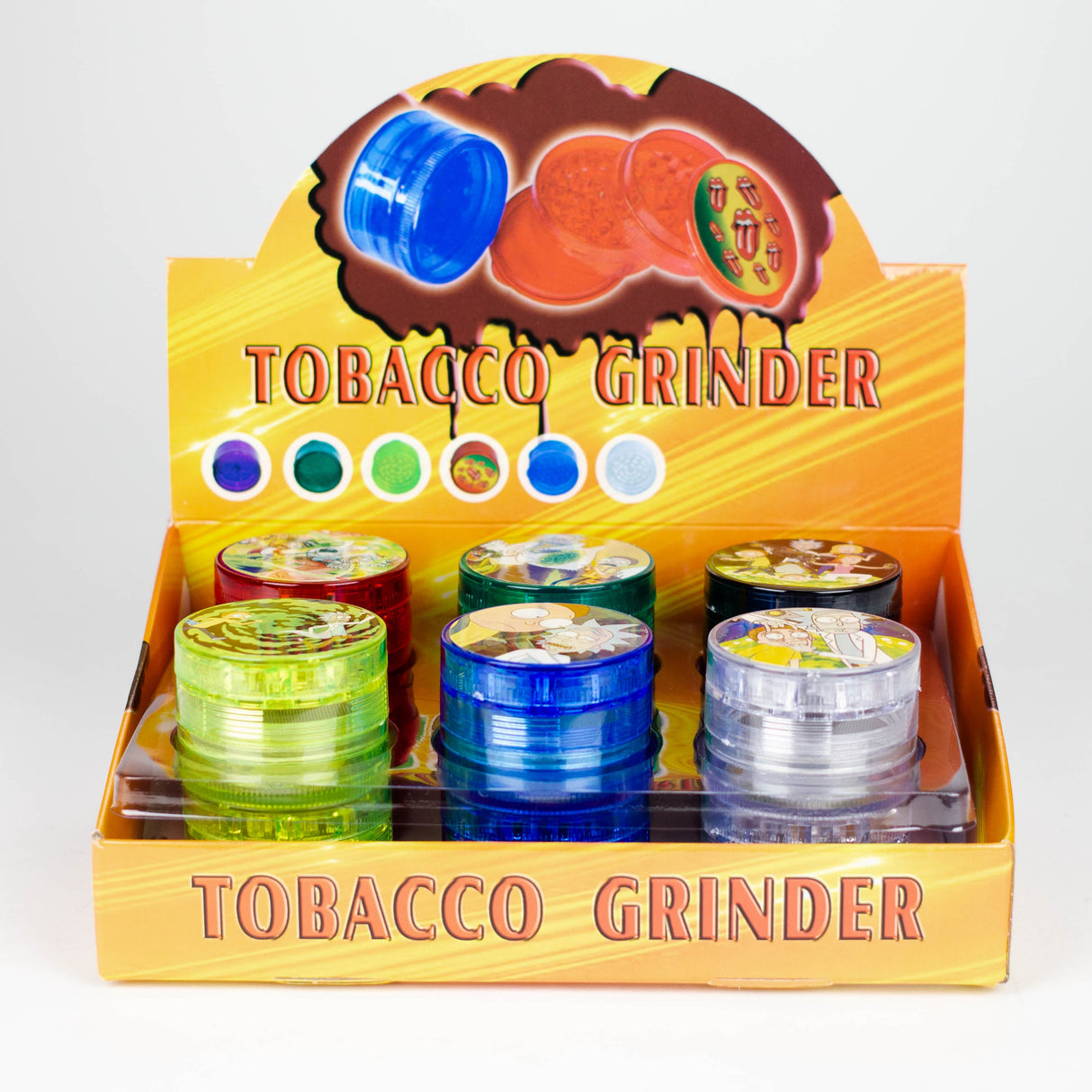 Fortune | 4 Parts Plastic Grinder Box of 12 Display Pack Super Supplys Inc