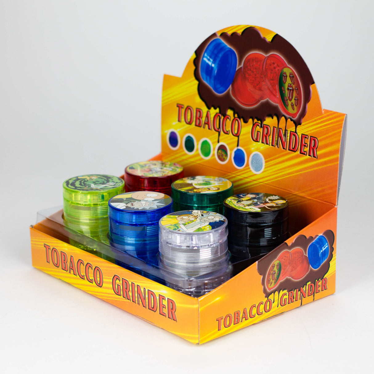 Fortune | 4 Parts Plastic Grinder Box of 12 Display Pack Super Supplys Inc