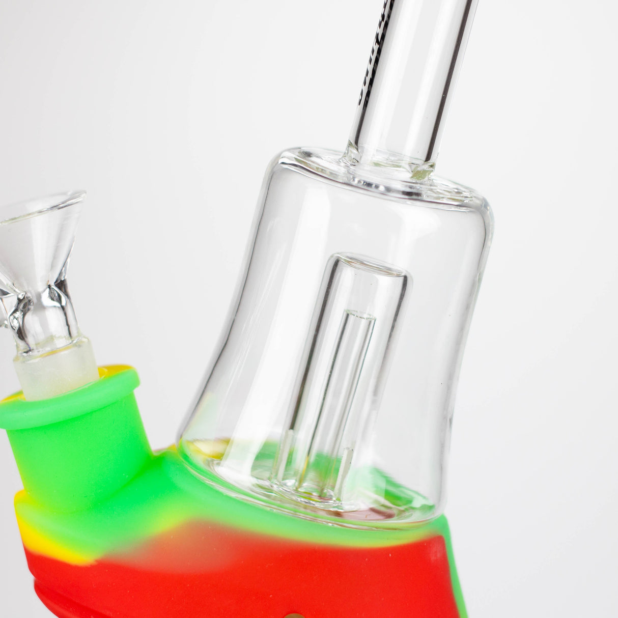 Fortune | 6-½" Angled Silicone Detachable Pipe Resin · Silicone · Plastic Bong Super Supplys Inc