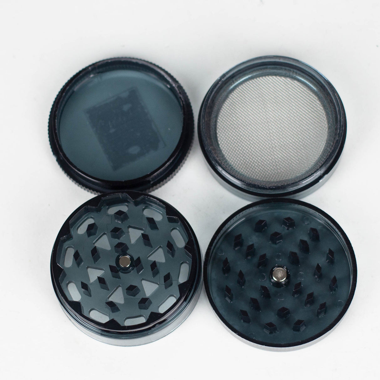 Fortune | 4 Parts Plastic Grinder Box of 12 Display Pack Super Supplys Inc