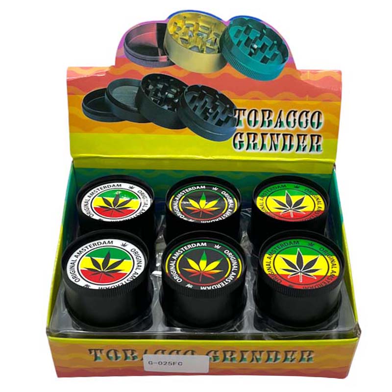Fortune | Leaf Herb Grinder Box of 12 Display Pack Super Supplys Inc