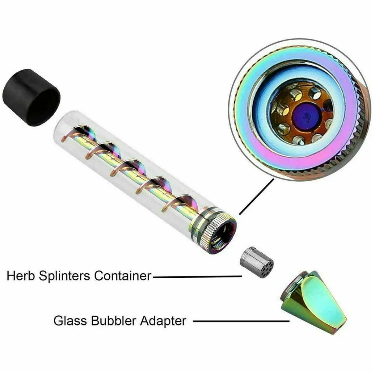 3 In 1 Glass Blunt Blunt Super Supplys Inc