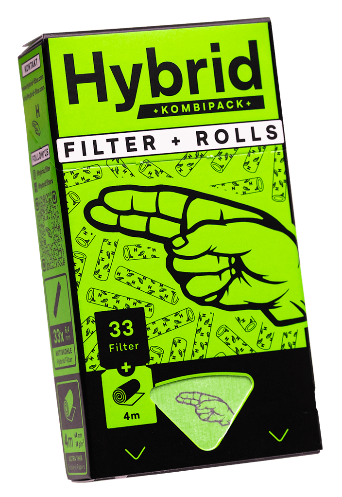 Hybrid Supreme Filters | Display Box Kombipack (12 units) Filter Tip Hybrid Supreme Filter