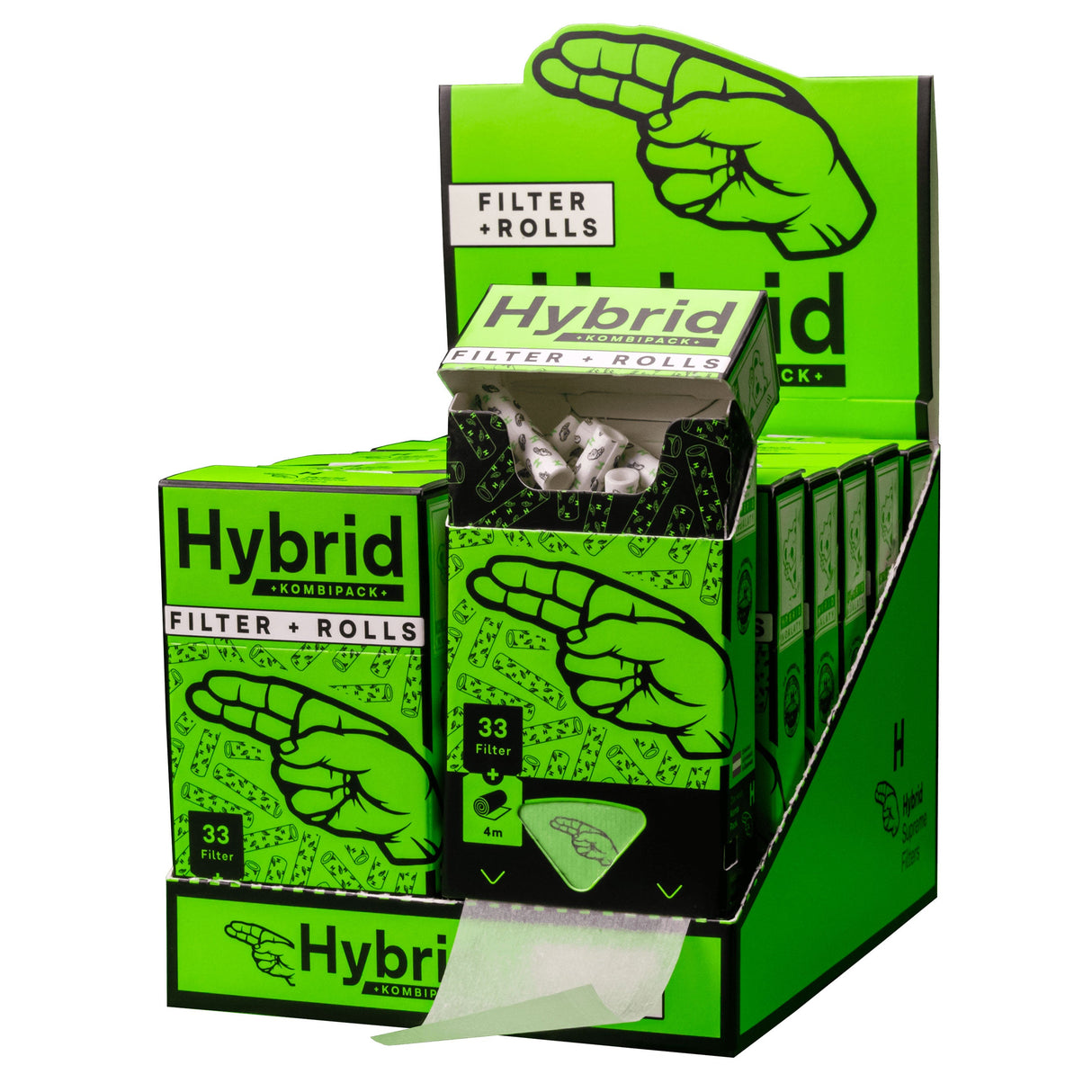 Hybrid Supreme Filters | Display Box Kombipack (12 units) Filter Tip Hybrid Supreme Filter