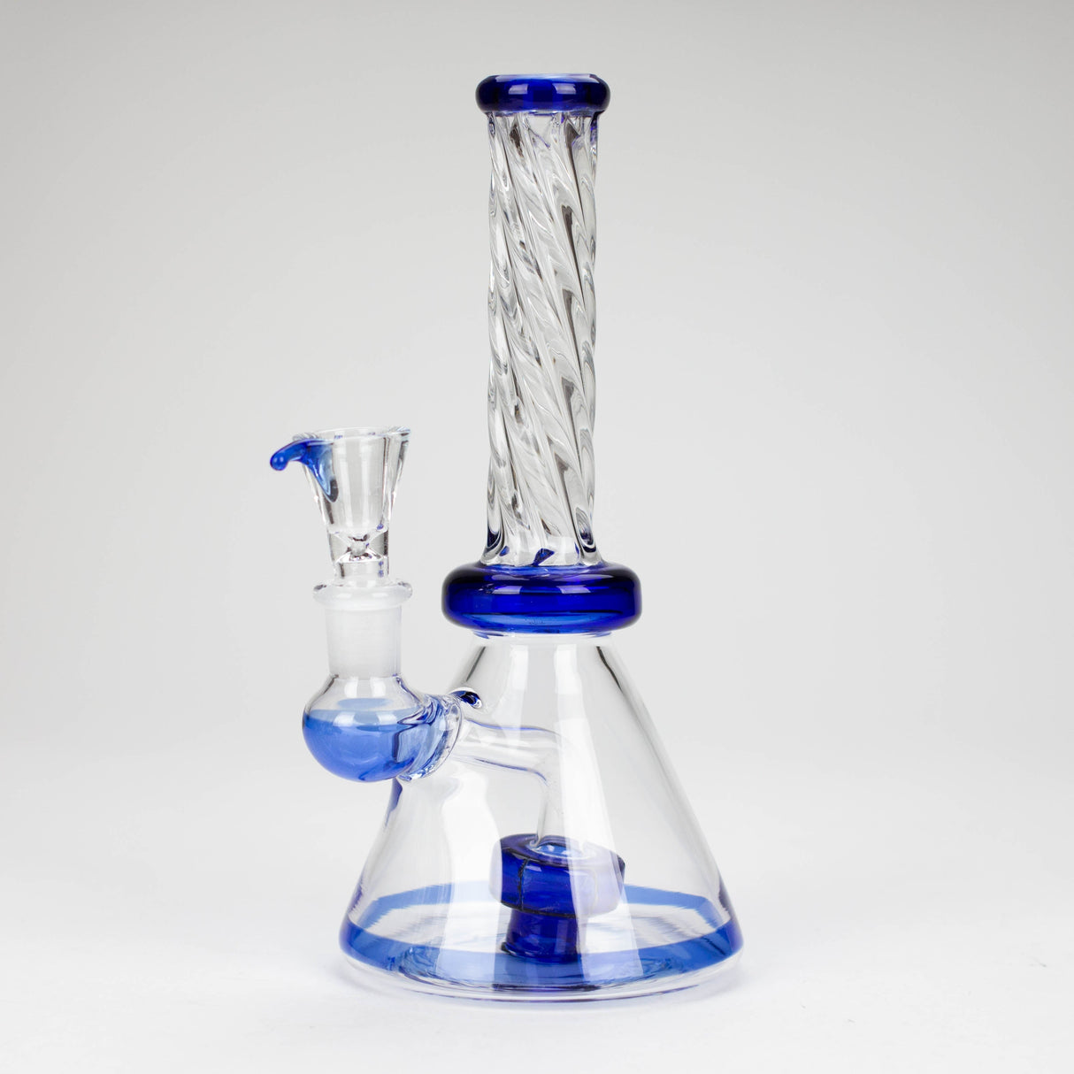 8" Ring Bong Glass Bong Super Supplys Inc Blue