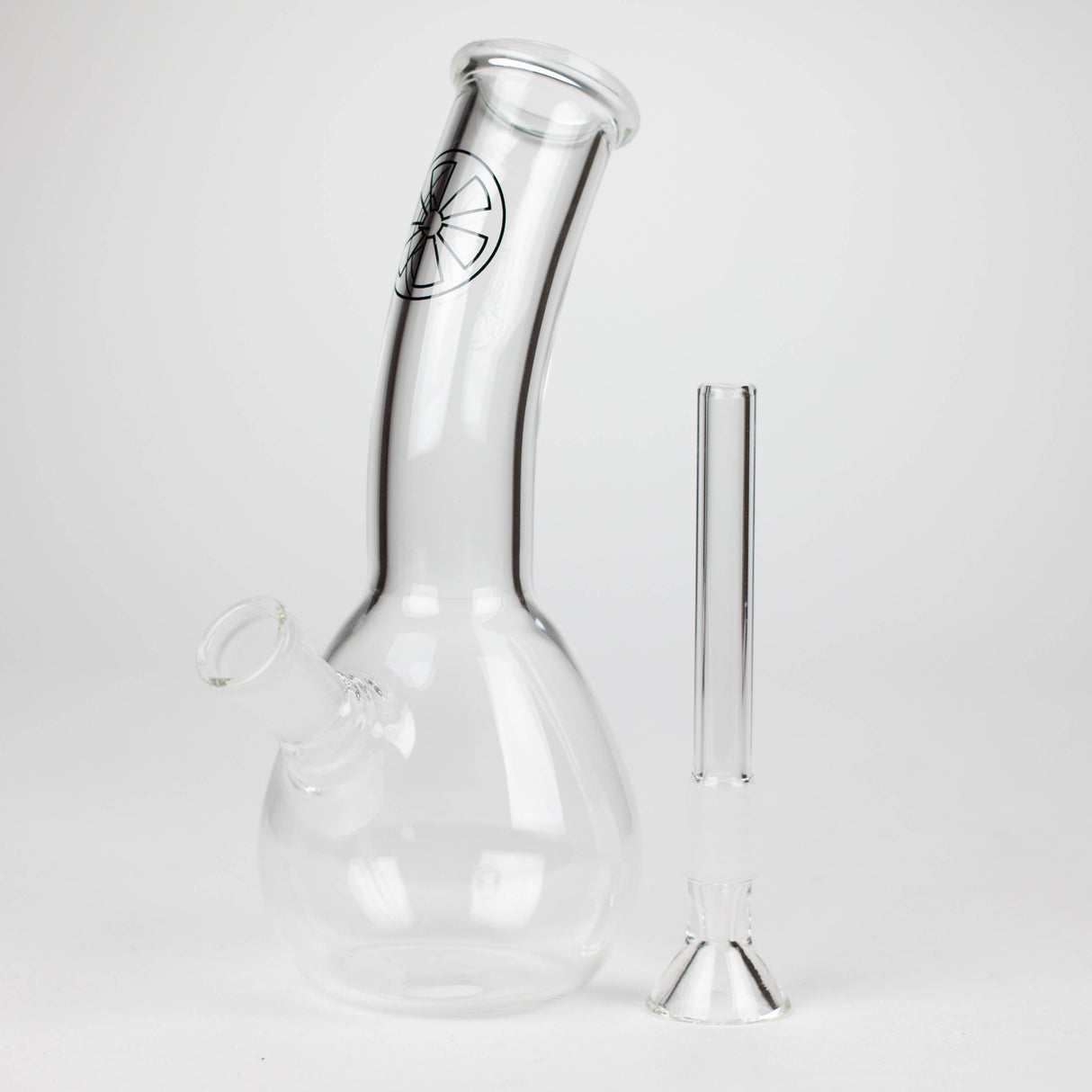 7" Water Bong With Slider Glass Bong Super Supplys Inc
