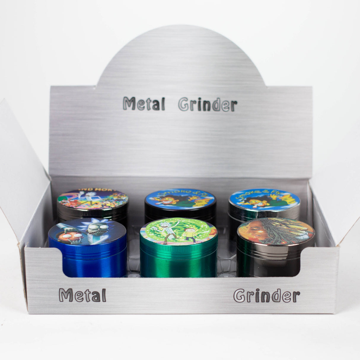 Fortune | Character Grinder 4 Parts Box of 6 Display Pack Super Supplys Inc