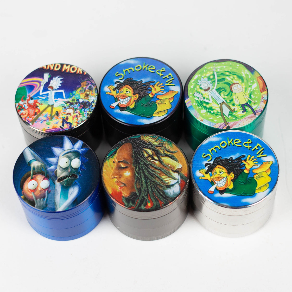 Fortune | Character Grinder 4 Parts Box of 6 Display Pack Super Supplys Inc