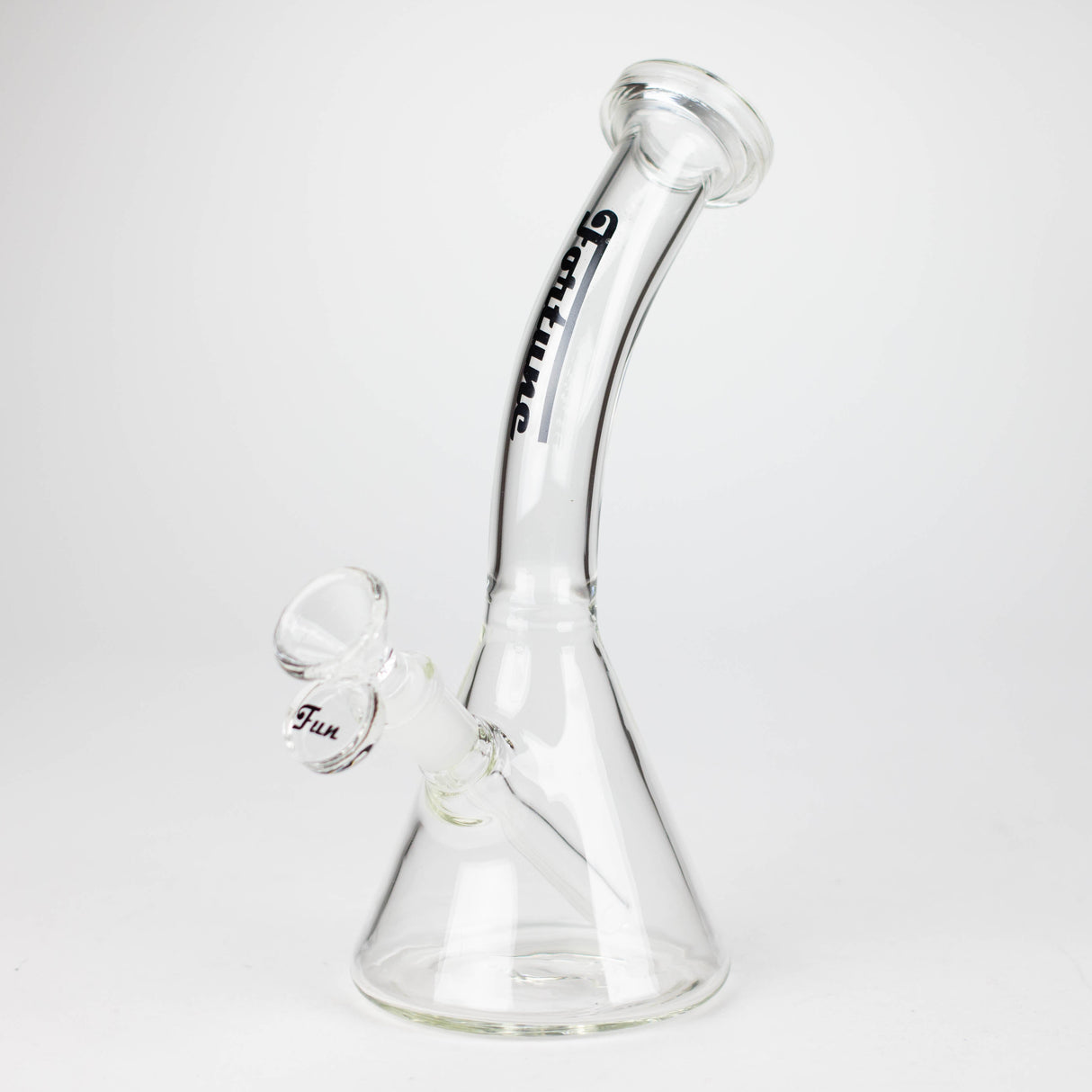 Fortune | 8" Bong With Slider Glass Bong Super Supplys Inc Black