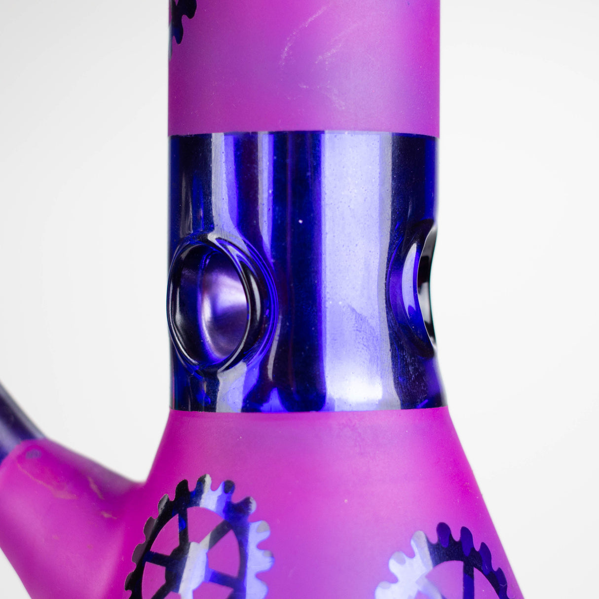 12" Purple Wheel Glass Water Bong Glass Bong THEBOOMBOXCLUB Canada