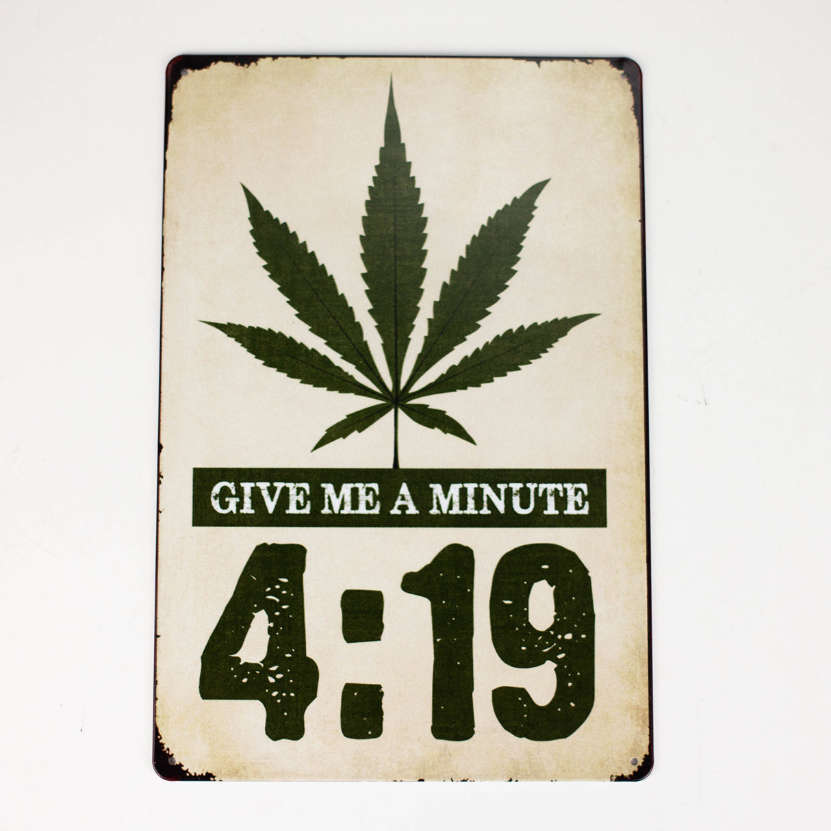 TRIM QUEEN | 420 VINTAGE SIGN- 8" x 12" Flag · Sign Trim Queen 4:19