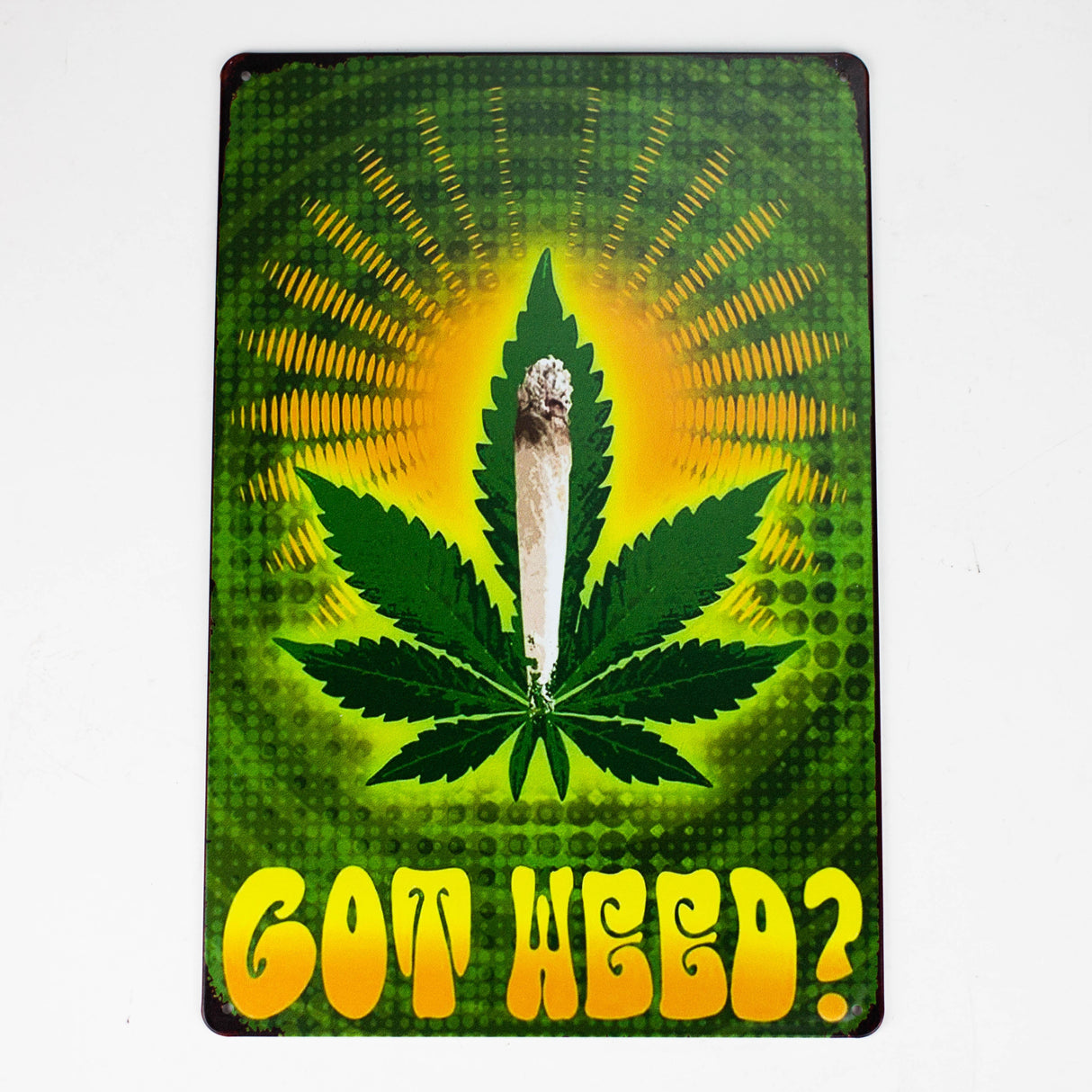 TRIM QUEEN | 420 VINTAGE SIGN- 8" x 12" Flag · Sign Trim Queen GOTWEED?