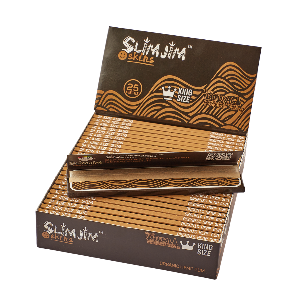 Slimjim | Natural King Size Skins Box of 25 King Size SLIMJIM