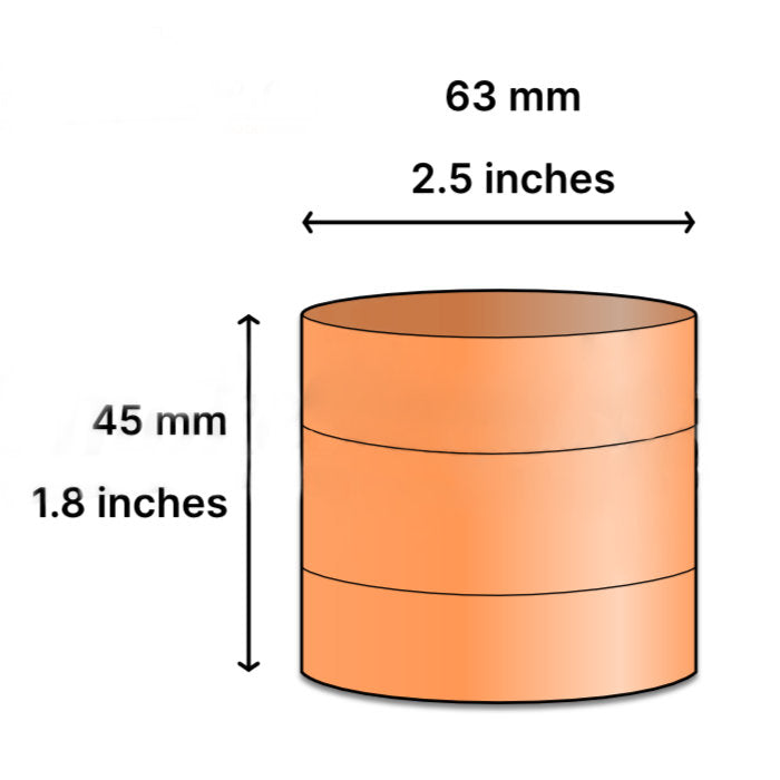 HIT | 63mm 4-part Metal Ginder Regular Grinder NIBO Distribution