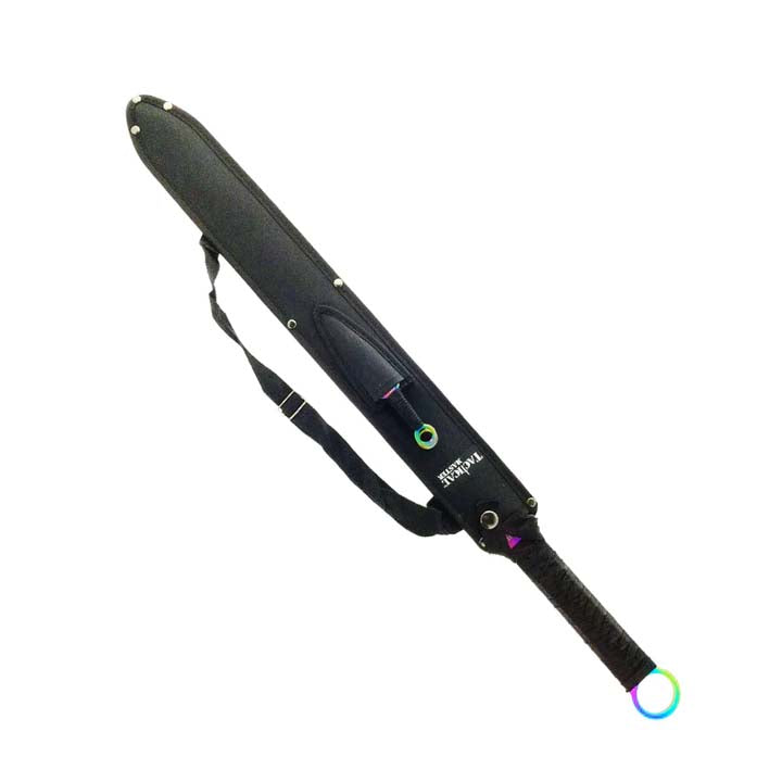 Tactical Master 27" Rainbow Machete Tanto Blade with 2 pcs 6" Throwing Knife Sword · Machete · Axe Super Supplys Inc