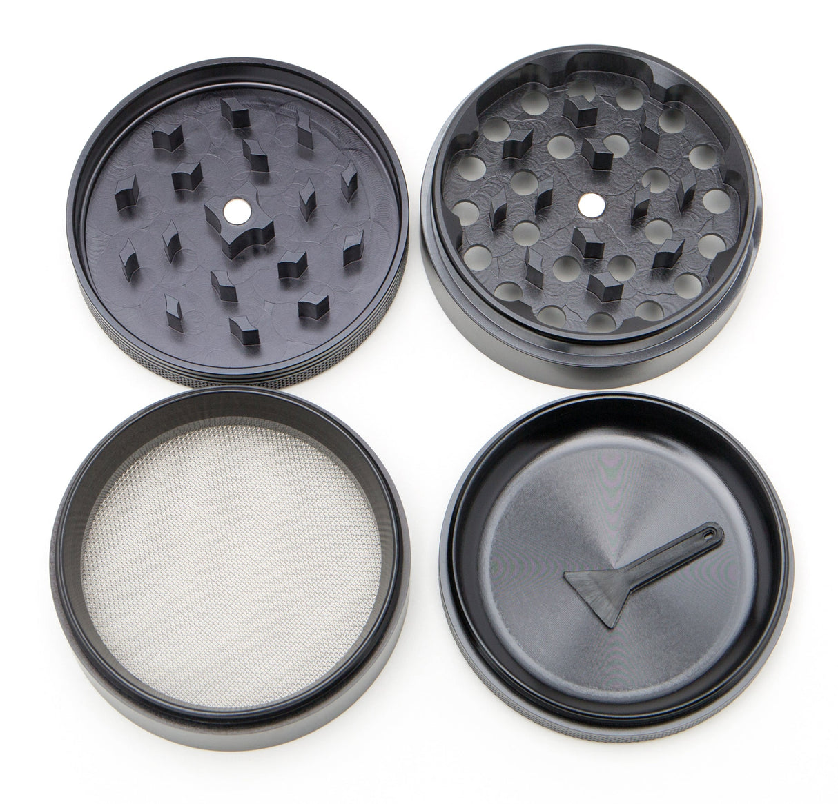 Green Star | 2.5" (63mm) Grinder - Astronaut Chillin on the Moon Design Regular Grinder Green Star Herb Grinders