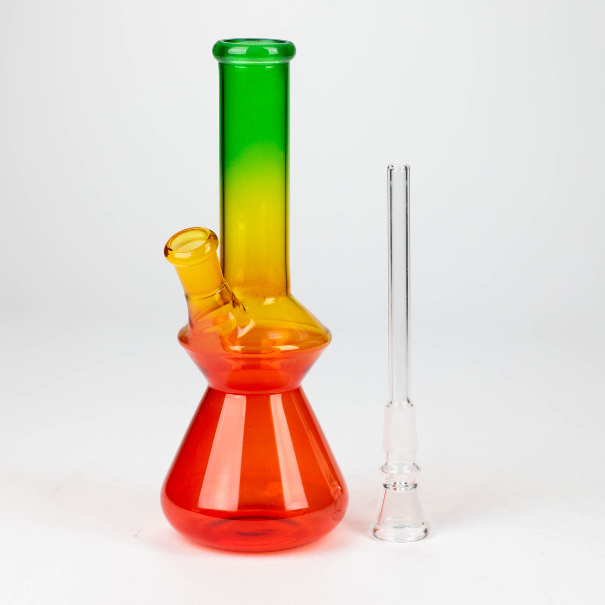 7" Rasta Color Water pipe-Designs Assorted Glass Bong NIBO Distribution