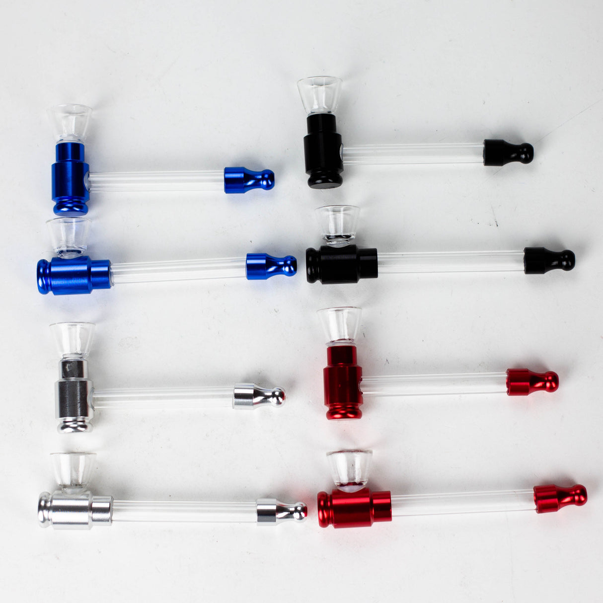 2-in-1 Glass Pipe with Screen Box of 12 Glass Pipe NIBO Distribution