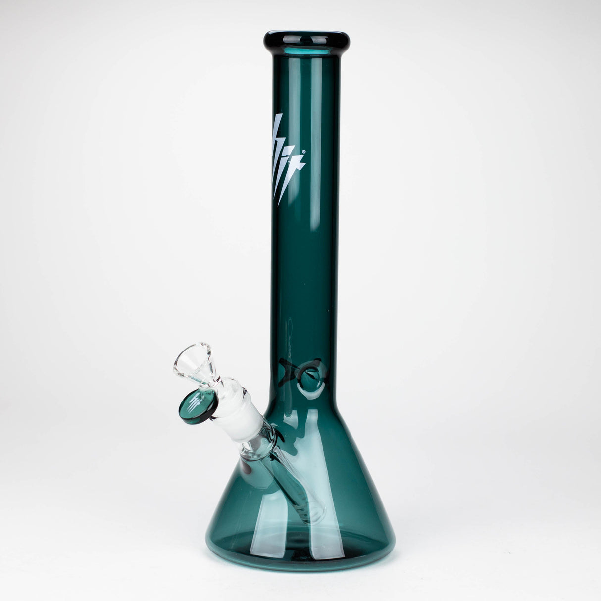 HIT | 12" Color Glass Water Pipe Glass Bong NIBO Distribution Teal