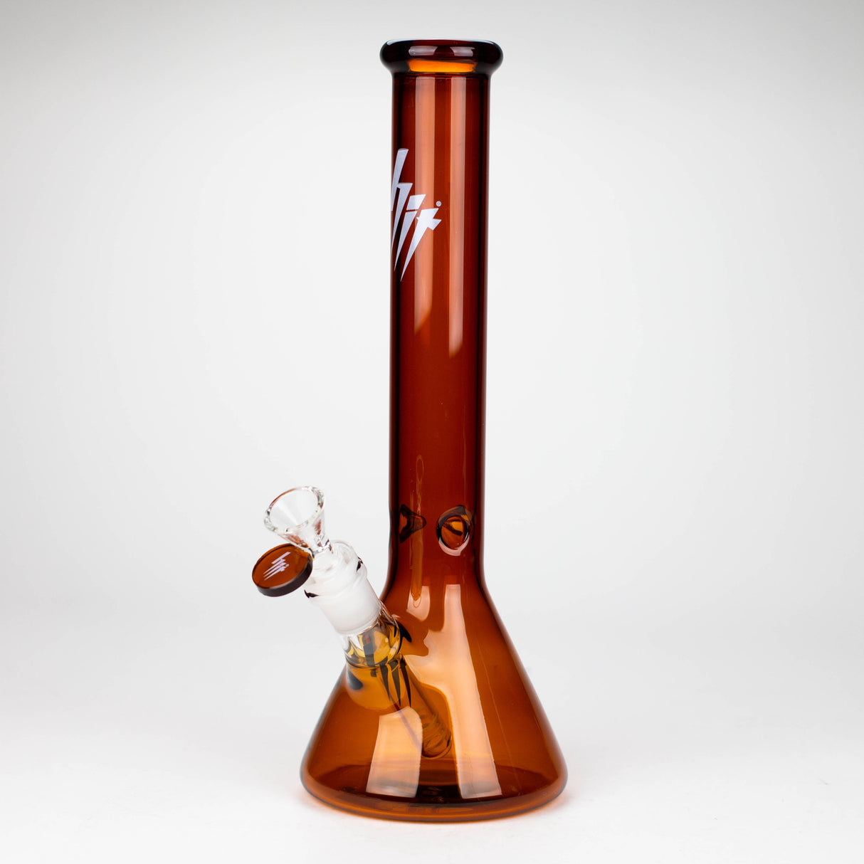 HIT | 12" Color Glass Water Pipe Glass Bong NIBO Distribution Amber