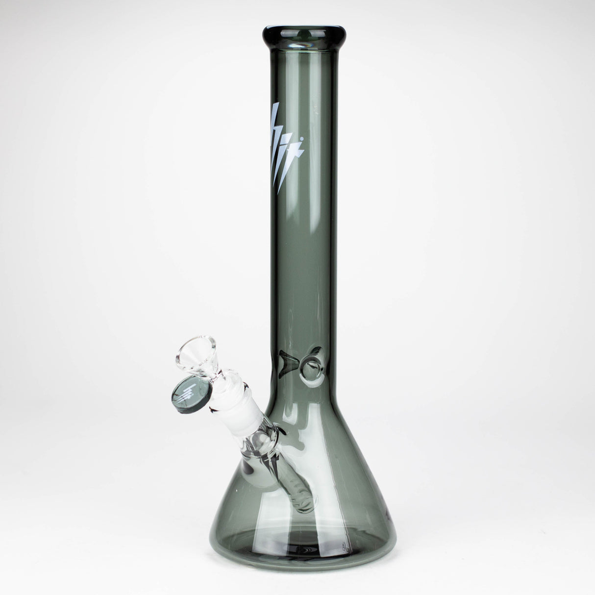 HIT | 12" Color Glass Water Pipe Glass Bong NIBO Distribution Gray